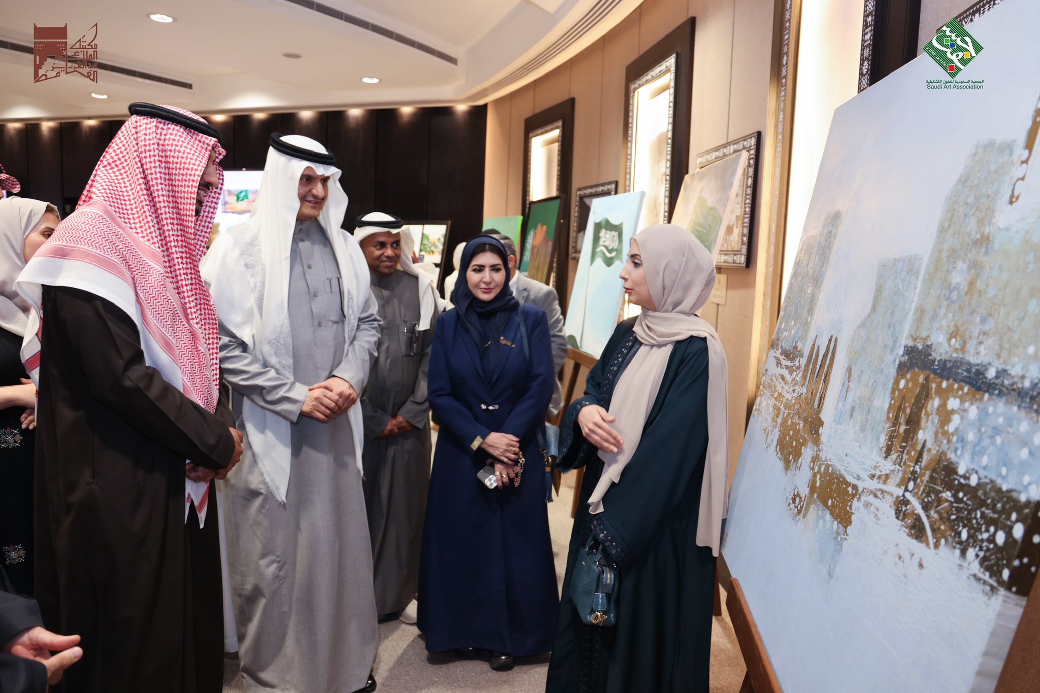 افتتاح معرض في حب الأخضر احتفاءً بيوم العلم السعودي